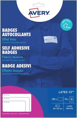 Badges autocollants (Impression Laser)